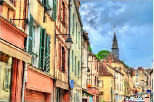 Le Gite Entre Val Et Rose Provins Bagian luar foto